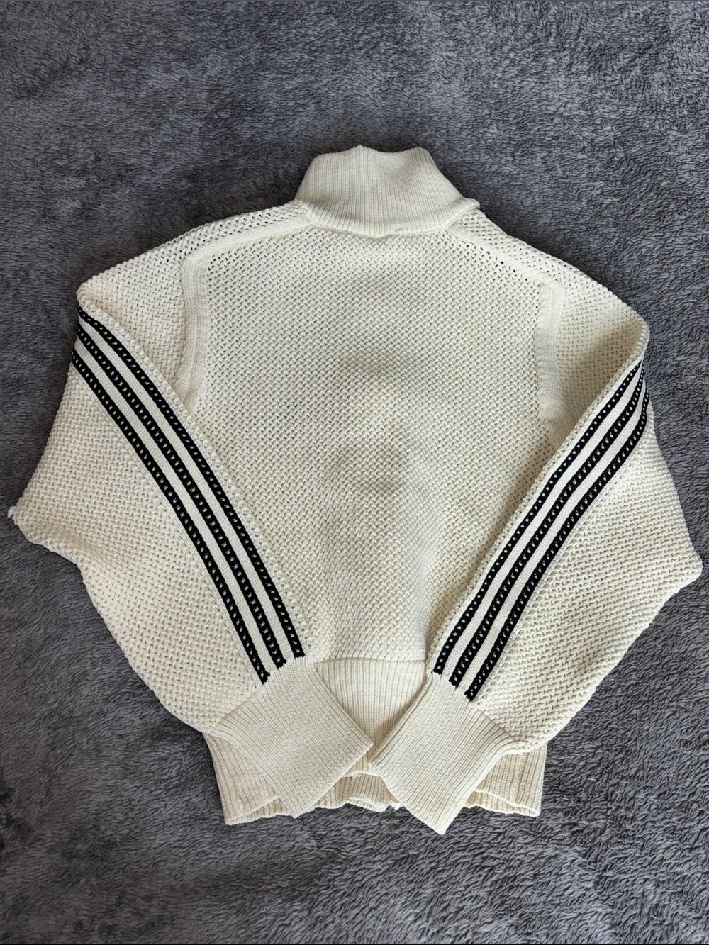 ADIDAS Knitted Crochet Firebird Track Top - Picture 2 of 3